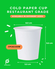 Load image into Gallery viewer, Cold Paper Cup – Restaurant Grade | 50pcs