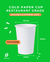 Load image into Gallery viewer, Cold Paper Cup – Restaurant Grade | 50pcs