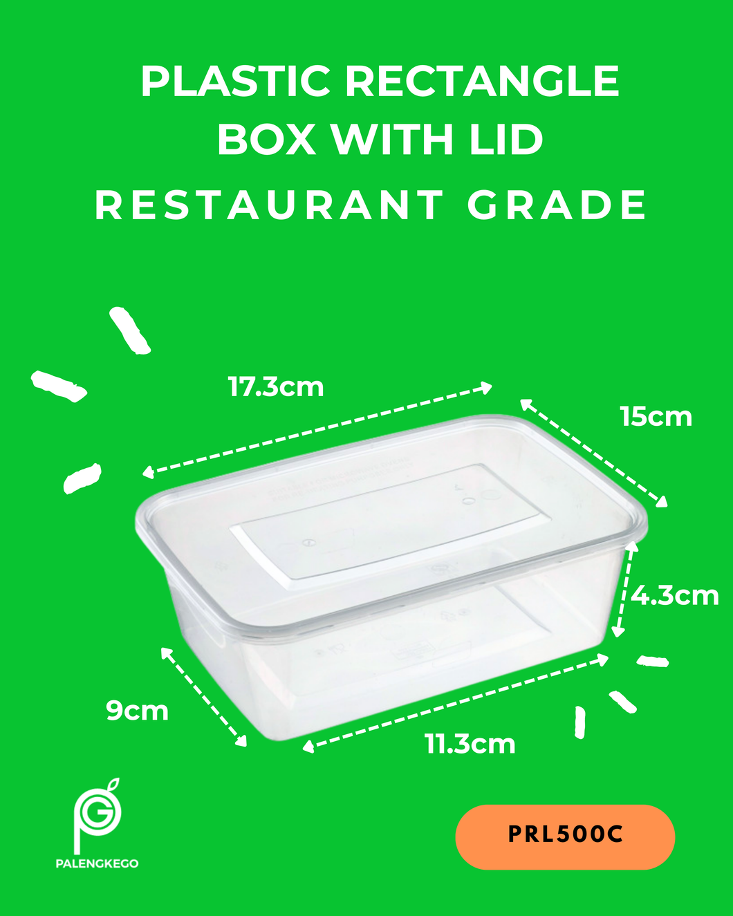 Microwavable Container with LID | 50 pcs