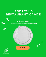 Load image into Gallery viewer, White Sugarcane Sauce Cup and Pet Lid | 50pcs
