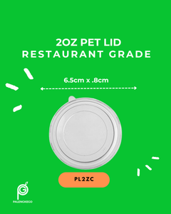 White Sugarcane Sauce Cup and Pet Lid | 50pcs